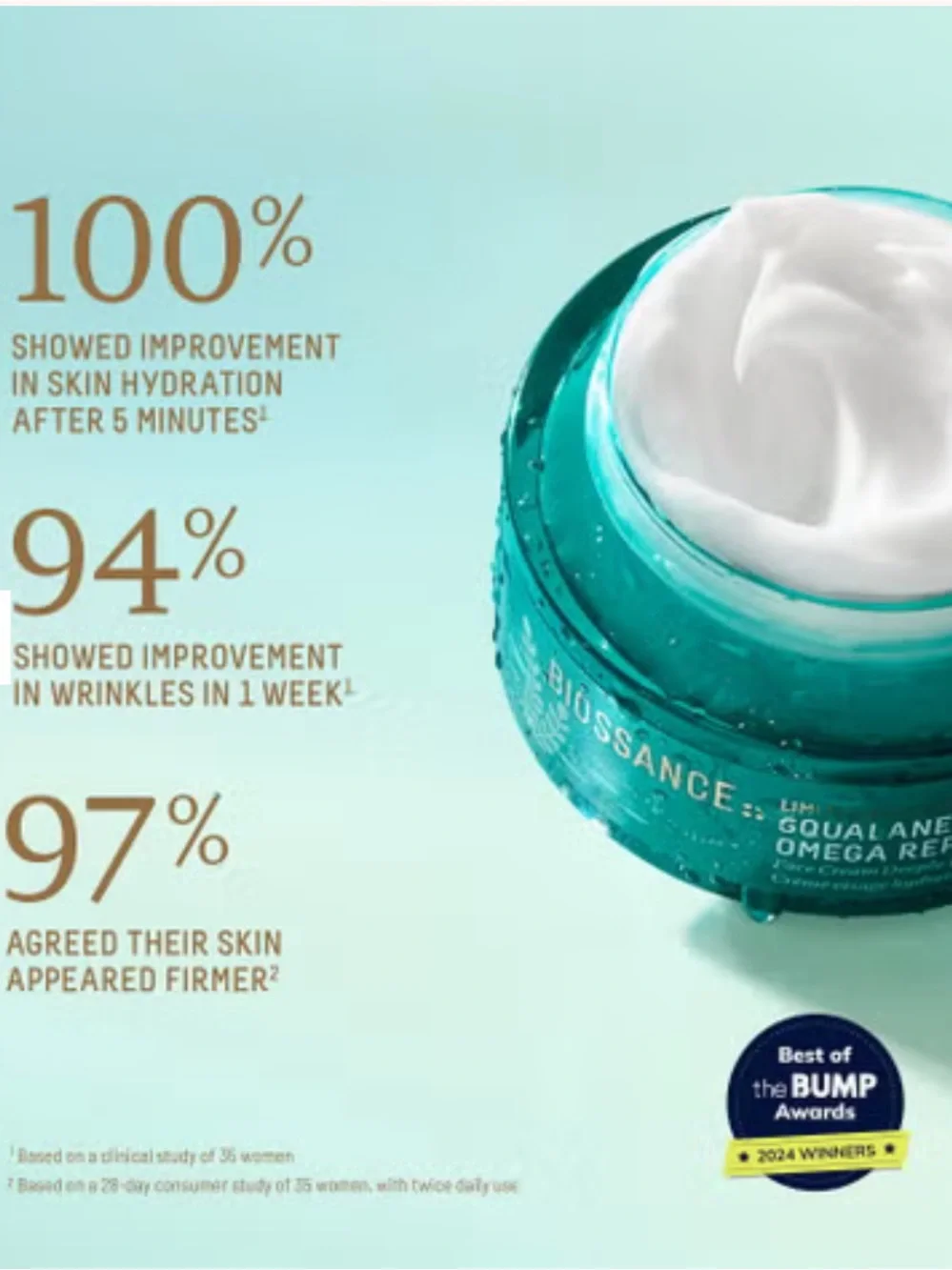 Biossance Limited Edition Squalane + Omega Repair Cream deeply moisturizes great